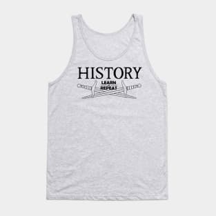 History: Learn or Repeat daggers black Tank Top